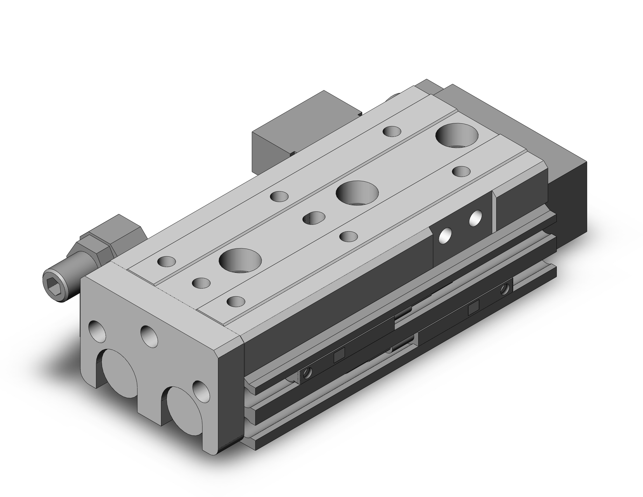 SMC MXQ8-30CSP-M9PL cylinder, MXQ GUIDED CYLINDER