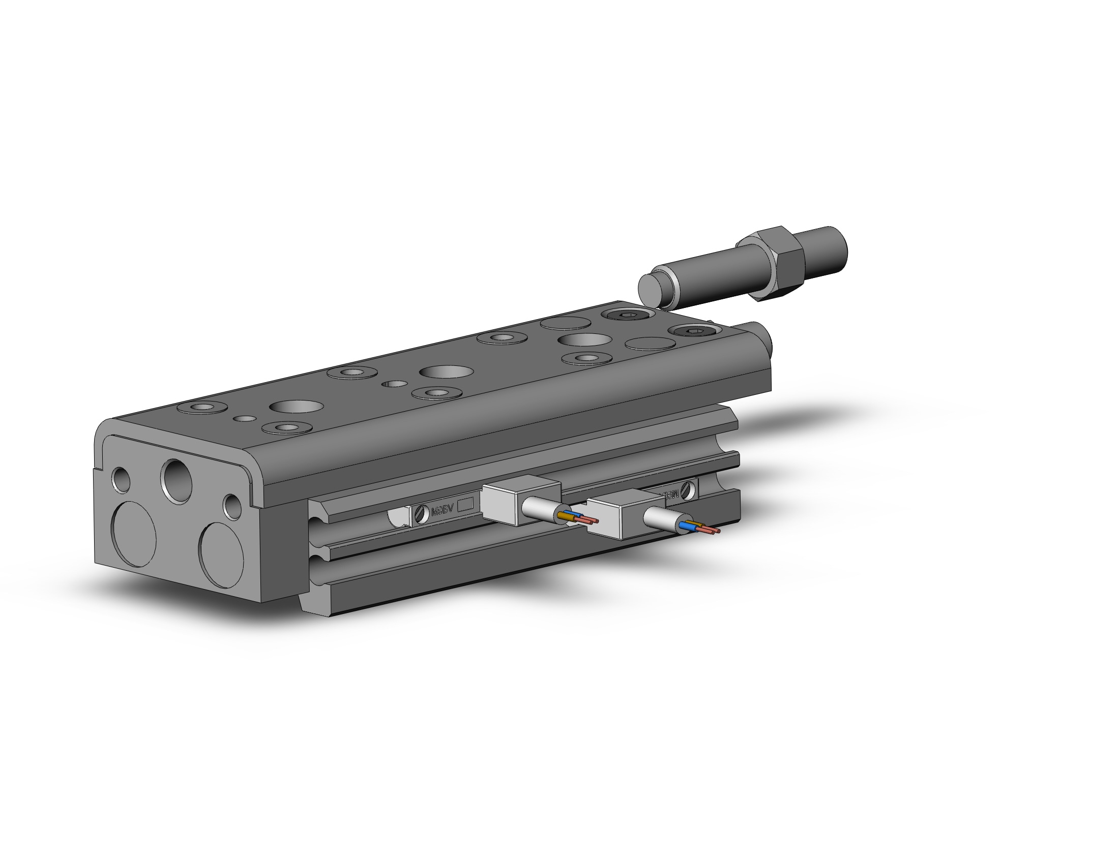 SMC MXQ8-30ZA-M9BVL cyl, high precision, guide, MXQ GUIDED CYLINDER