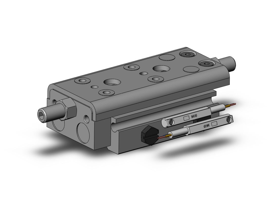 SMC MXQ8A-10ZA-M9BL cyl, high precision, guide, MXQ GUIDED CYLINDER