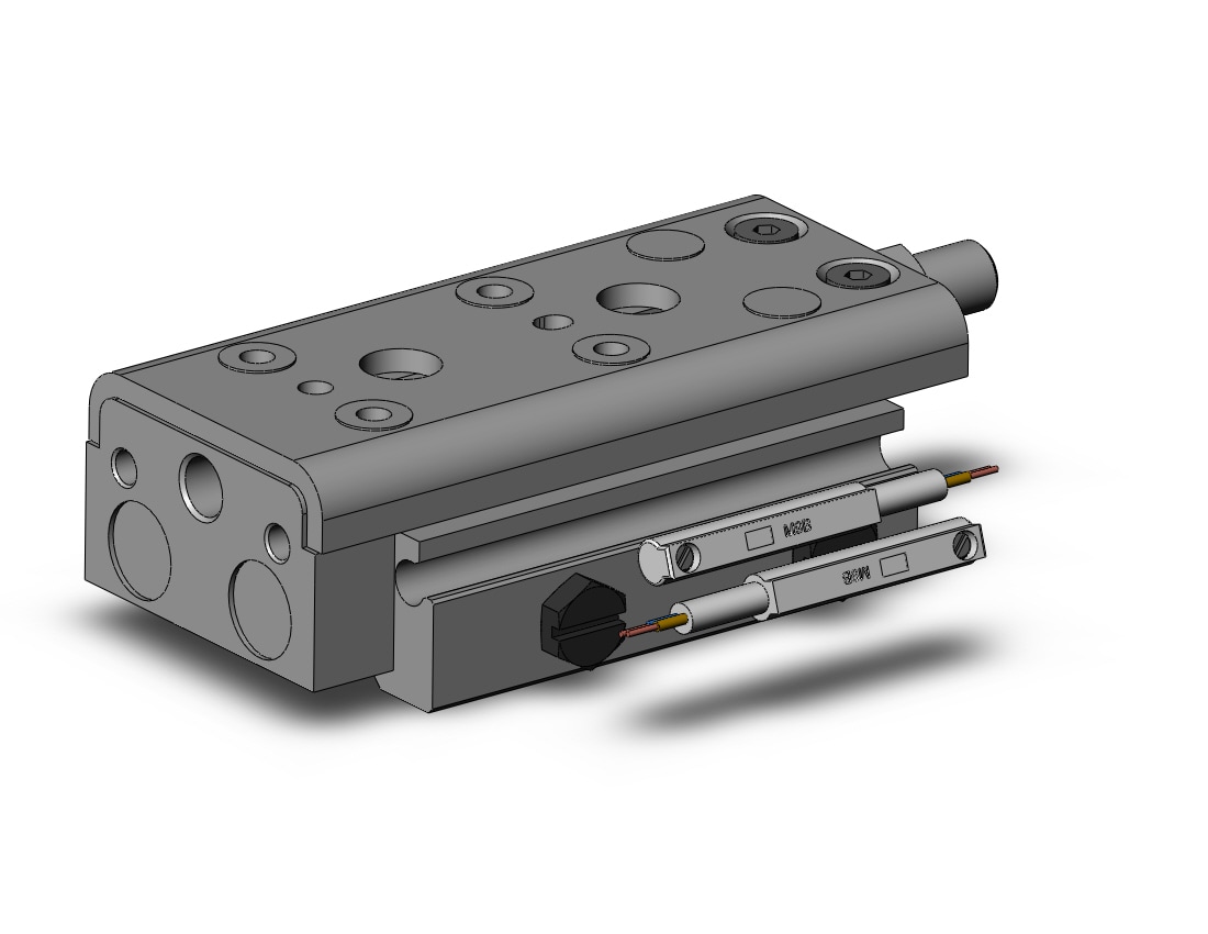 SMC MXQ8A-10ZB-M9B cyl, high precision, guide, MXQ GUIDED CYLINDER