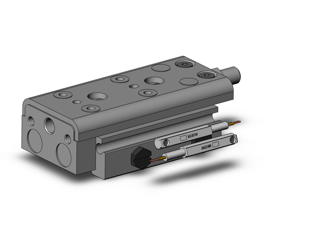 SMC MXQ8A-10ZB-M9BWL cyl, high precision, guide, MXQ GUIDED CYLINDER