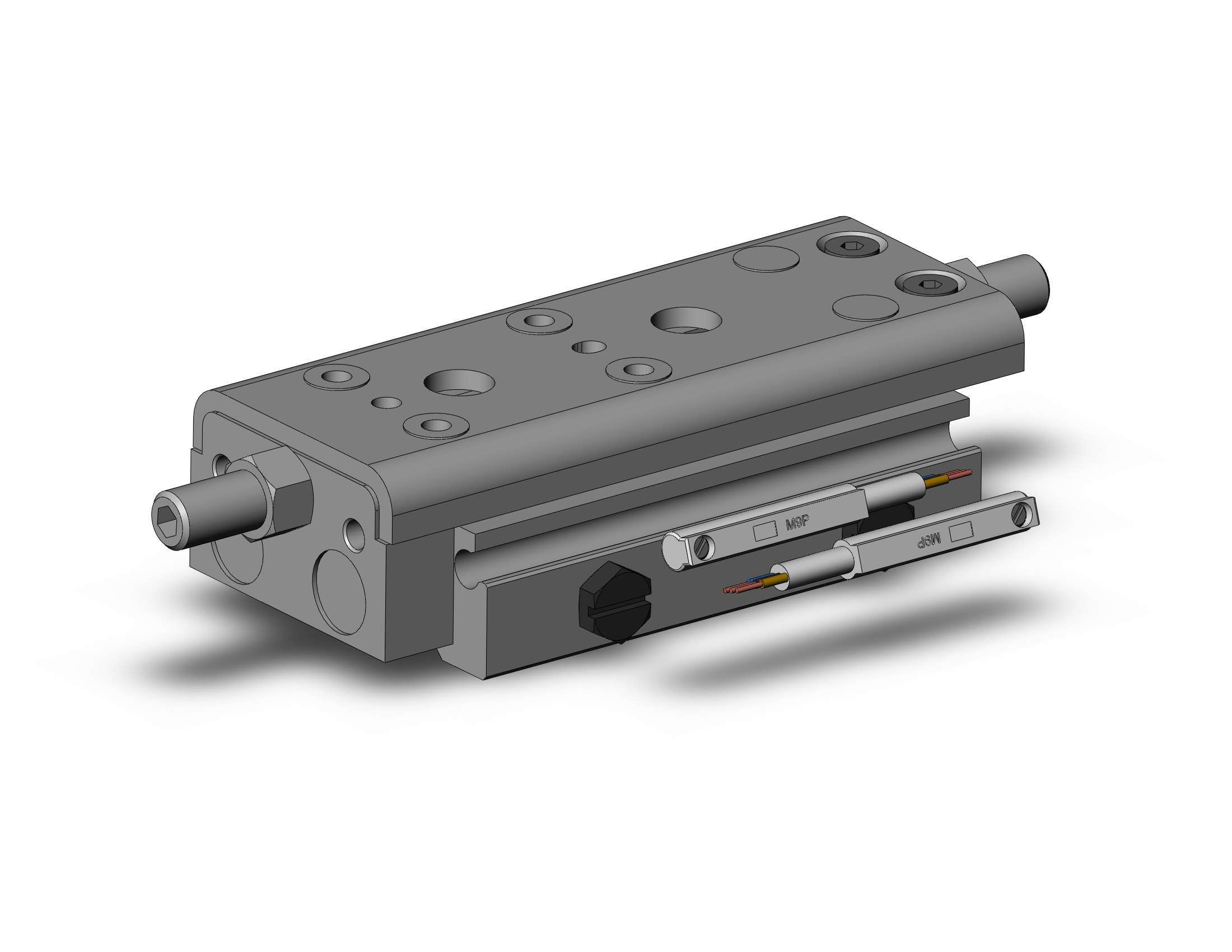 SMC MXQ8A-20ZA-M9P cyl, high precision, guide, MXQ GUIDED CYLINDER