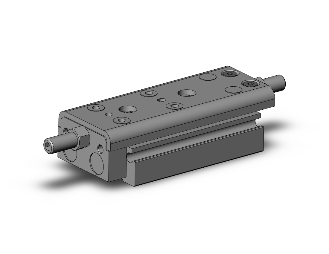 SMC MXQ8A-20ZD3 cylinder, slide table, GUIDED CYLINDER