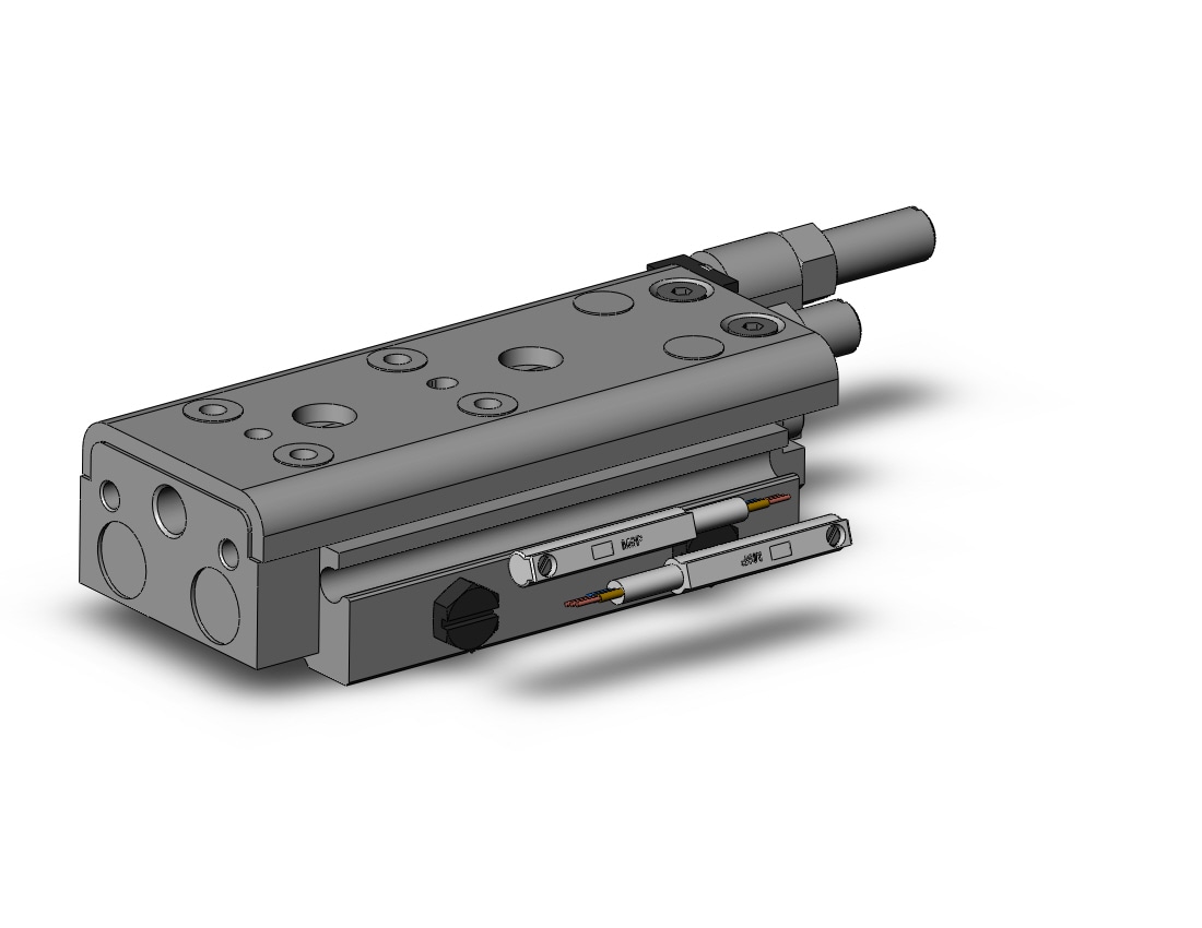 SMC MXQ8A-20ZG6-M9PSAPC cylinder, slide table, with auto switch, GUIDED CYLINDER