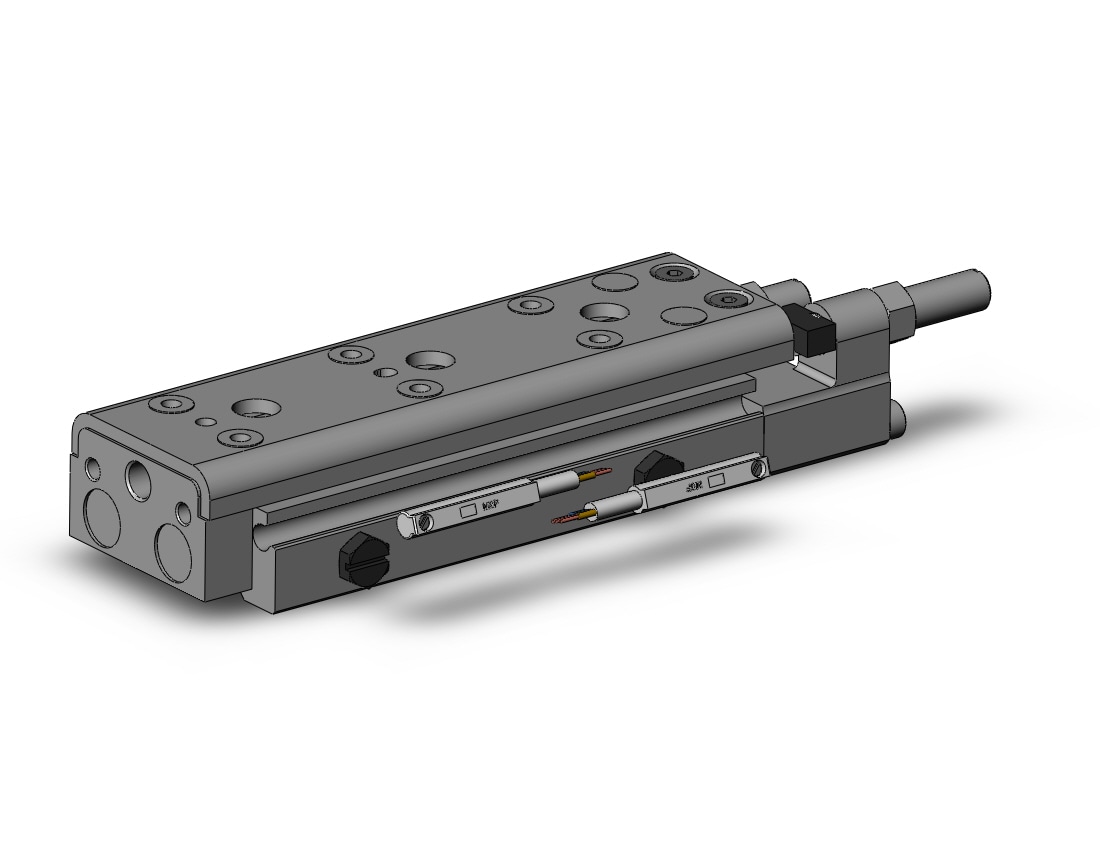 SMC MXQ8A-40ZG7-M9PL cylinder, slide table, with auto switch, GUIDED CYLINDER