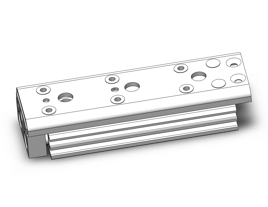 SMC MXQ8C-40Z cylinder, slide table, GUIDED CYLINDER