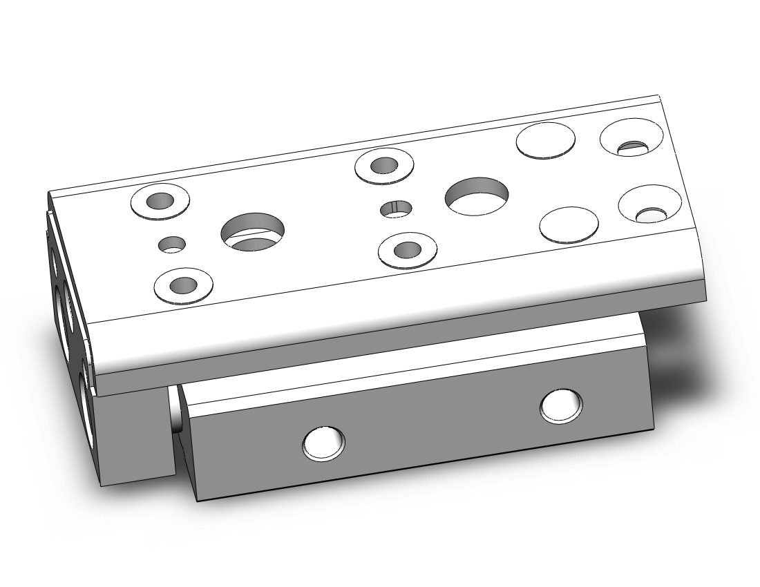 SMC MXQ8CL-10Z cylinder, slide table, GUIDED CYLINDER