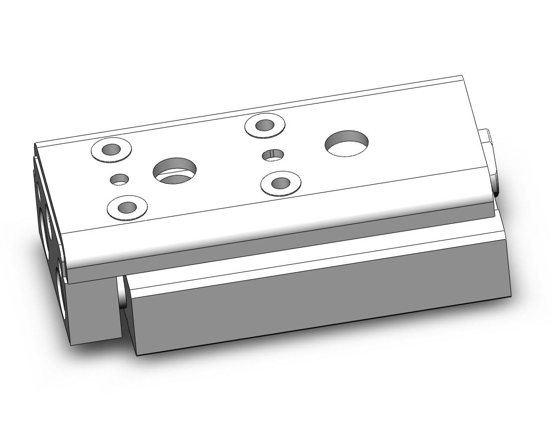 SMC MXQ8CL-20ZN3 cylinder, slide table, GUIDED CYLINDER