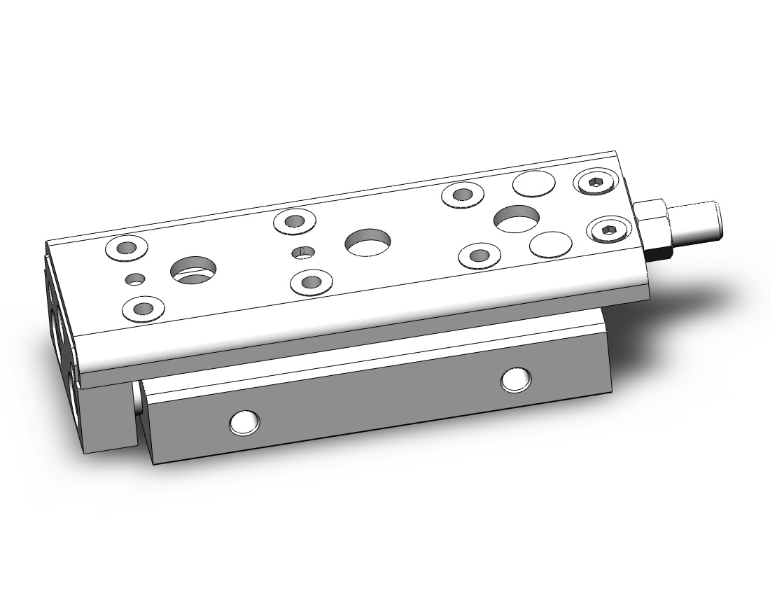 SMC MXQ8CL-30ZB cylinder, slide table, GUIDED CYLINDER