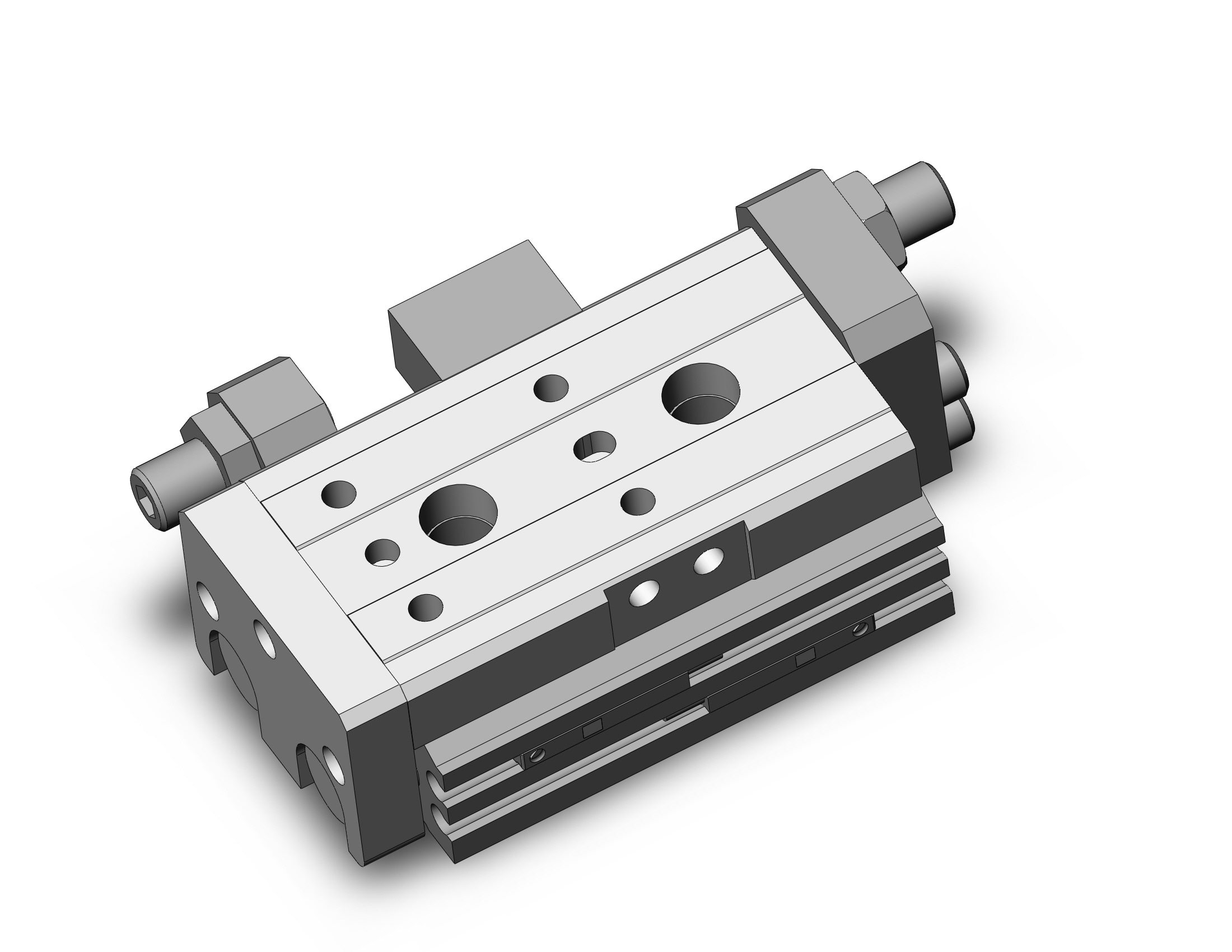 SMC MXQR12-10A-M9PZ cyl, slide table, reversible, MXQ GUIDED CYLINDER