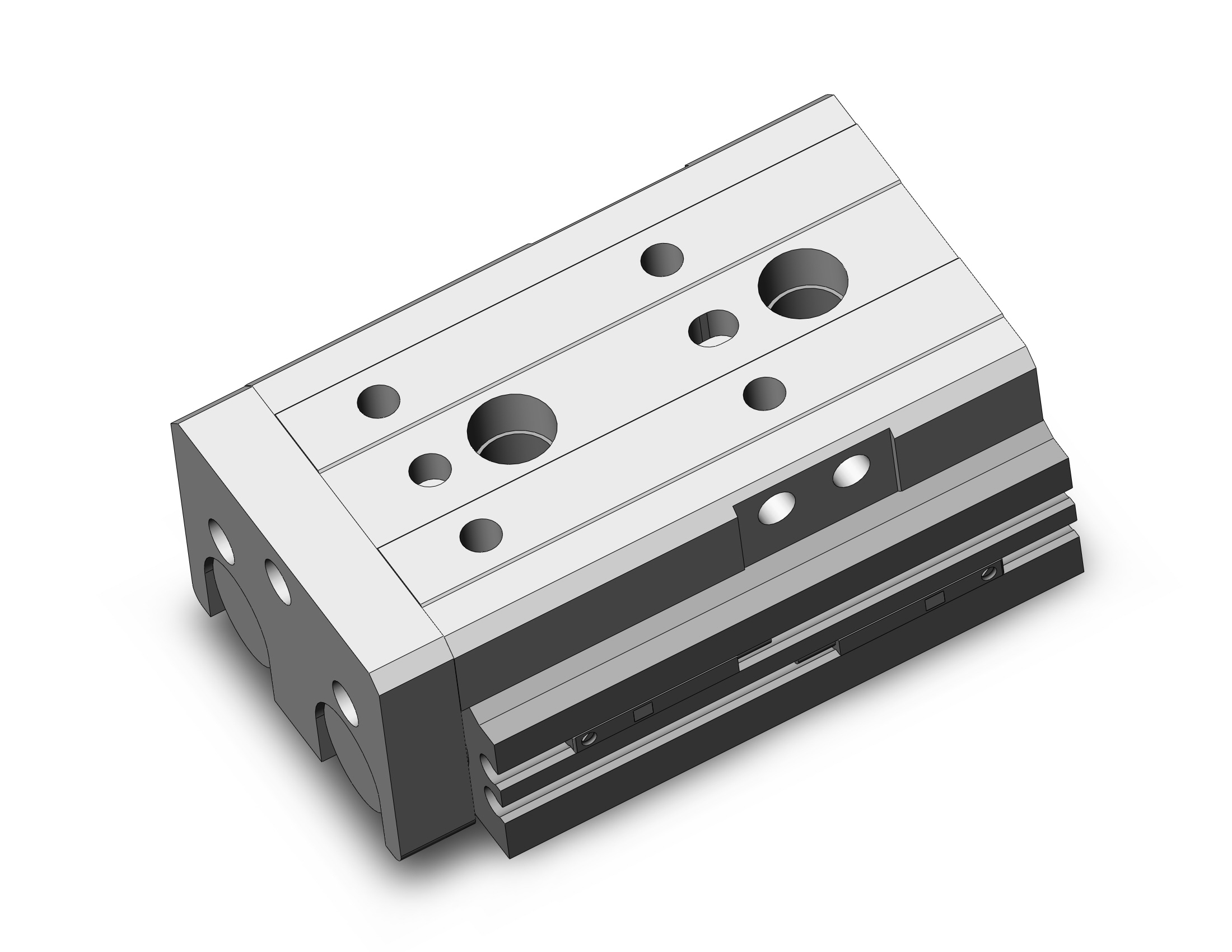 SMC MXQR16-20-M9BL cyl, slide table, reversible, MXQ GUIDED CYLINDER