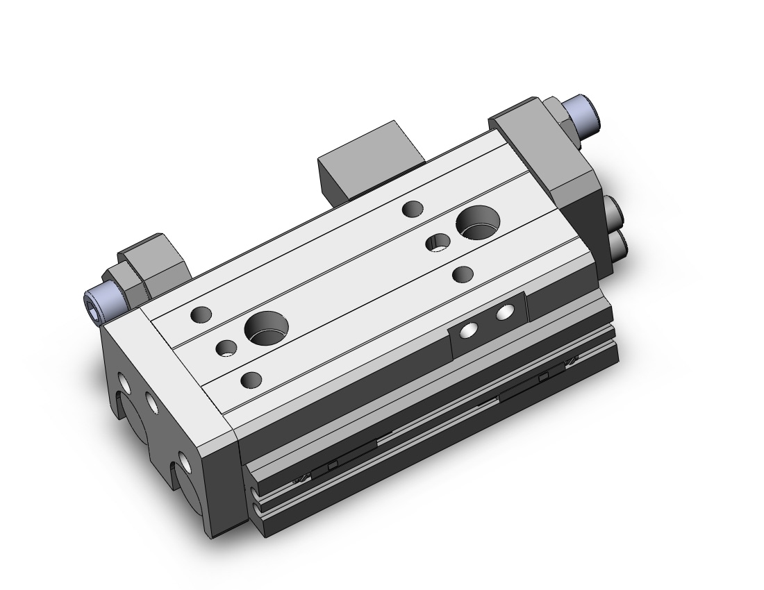 SMC MXQR16-40A-A93SAPC cyl, slide table, reversible, MXQ GUIDED CYLINDER