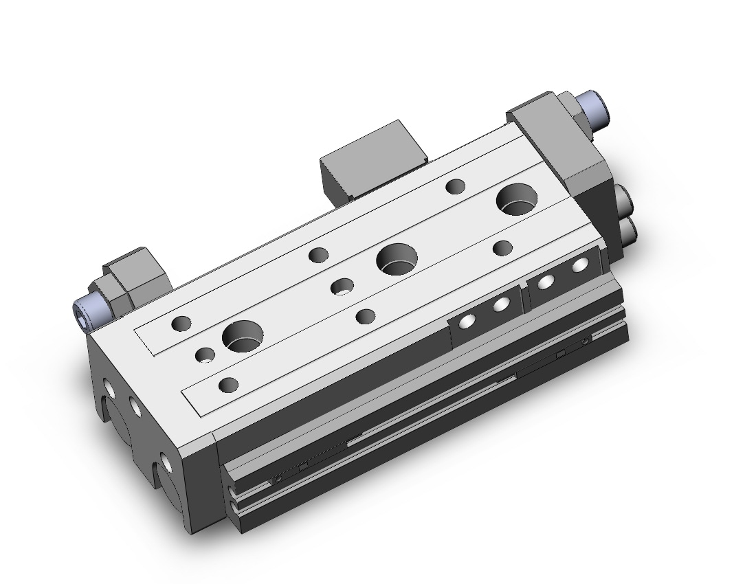 SMC MXQR16-50C-M9PSAPC cyl, air slide table, reversible, asw, GUIDED CYLINDER