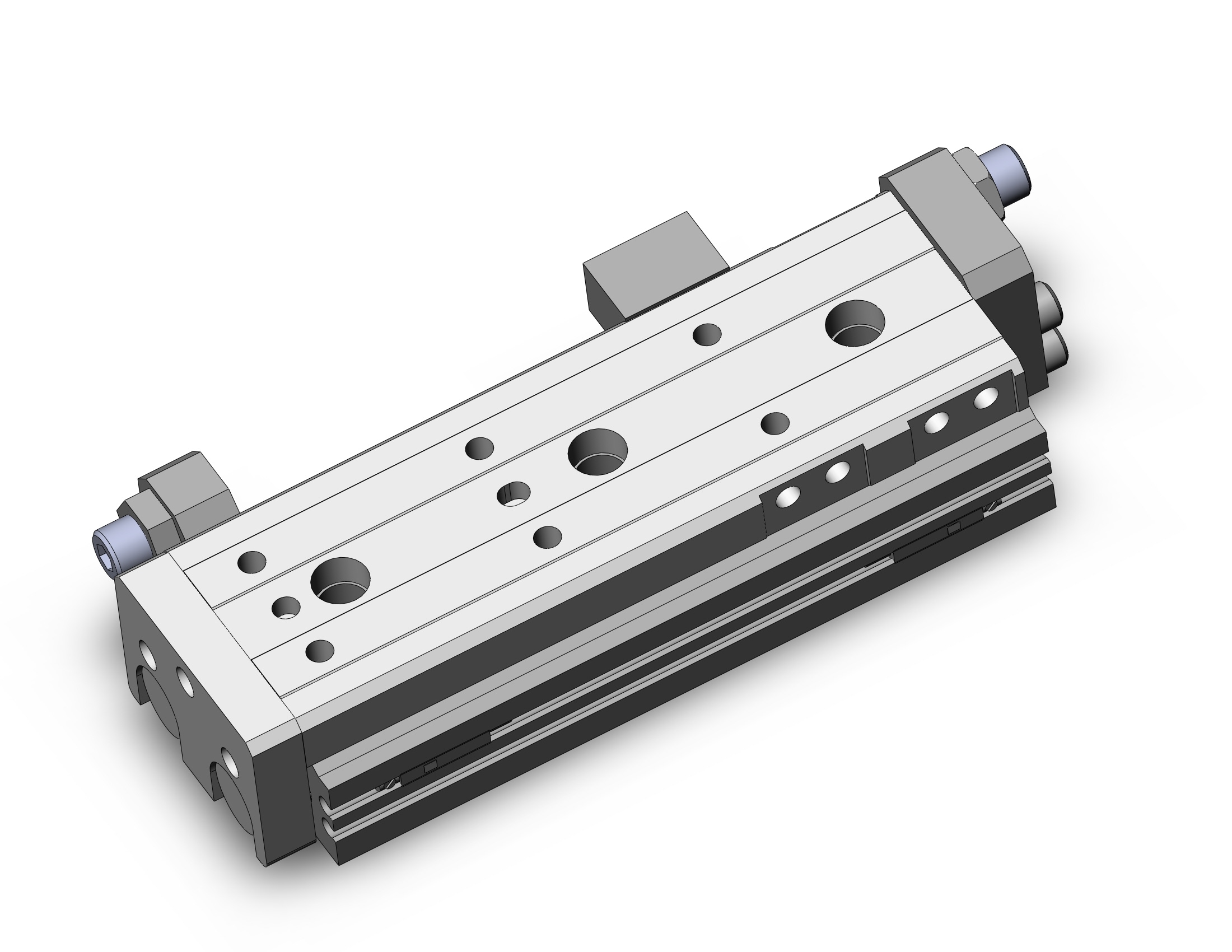 SMC MXQR16-75A-A93SAPC cyl, slide table, reversible, MXQ GUIDED CYLINDER