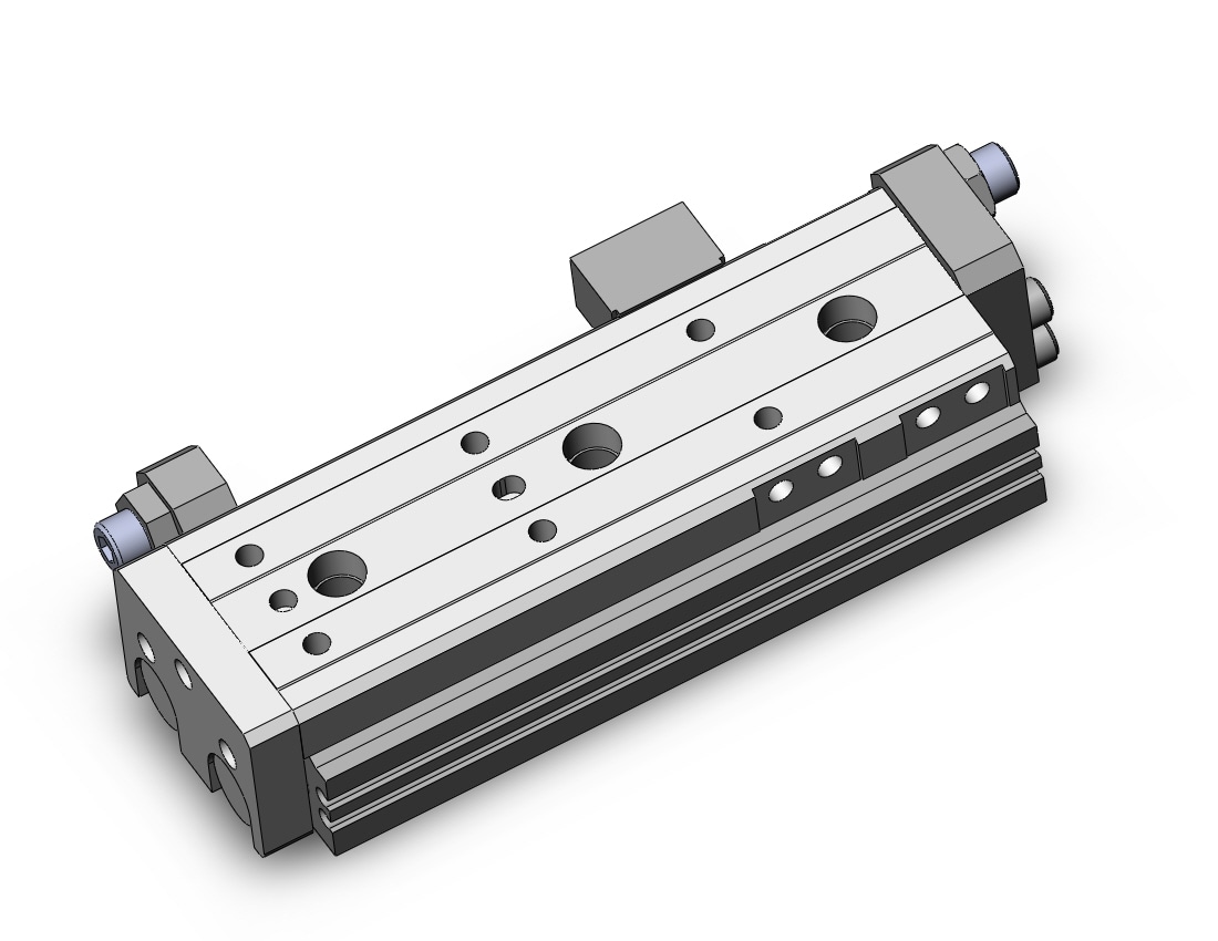 SMC MXQR16-75C cyl, slide table, reversible, MXQ GUIDED CYLINDER