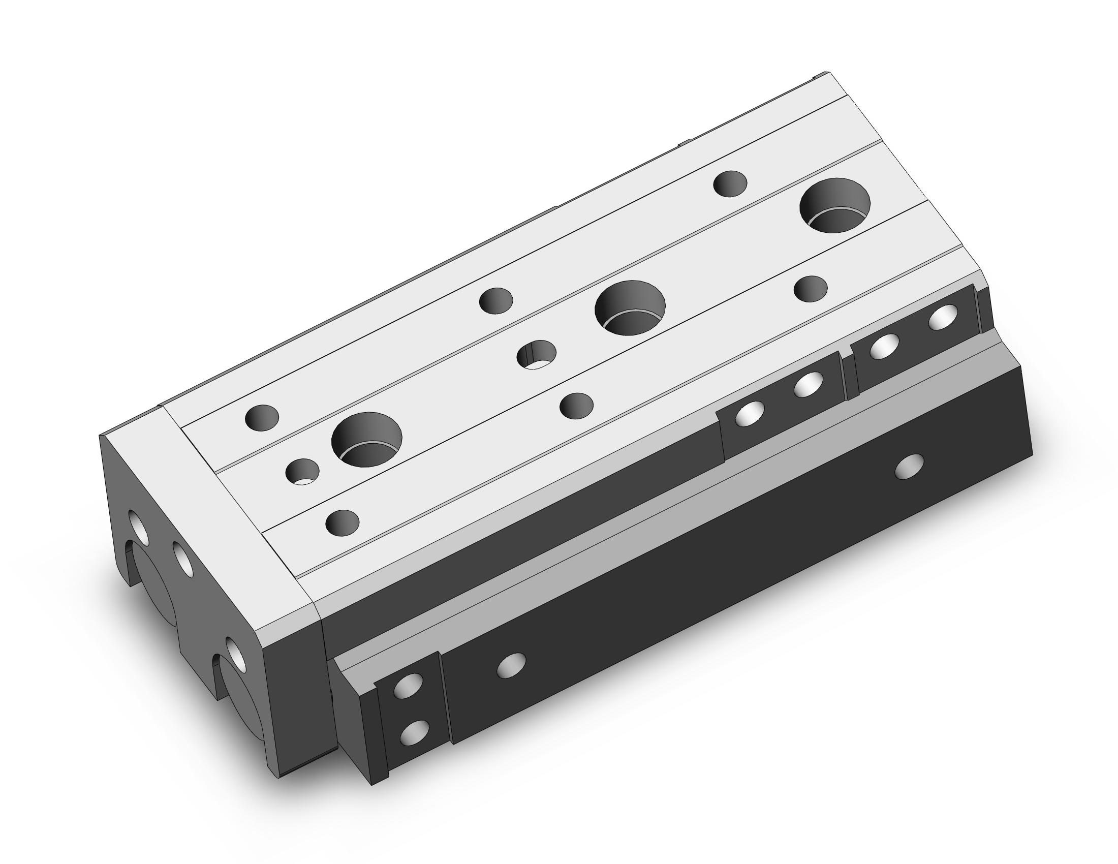 SMC MXQR16L-50-M9PSAPC cyl, air slide table, reversible, asw, GUIDED CYLINDER