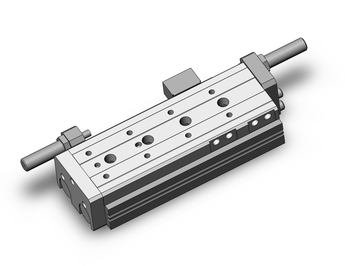 SMC MXQR25TN-100J cyl, slide table, reversible, MXQ GUIDED CYLINDER