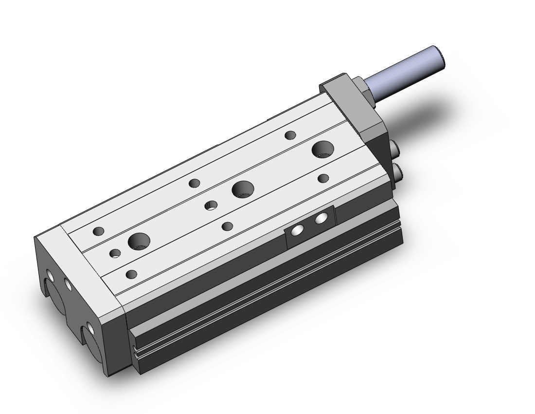 SMC MXQR25TN-75BT cyl, air slide table, reversible type, GUIDED CYLINDER