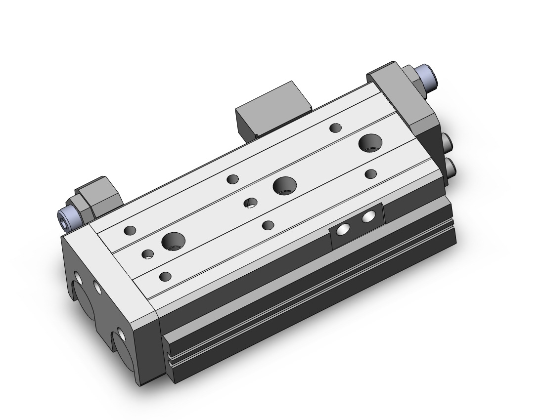 SMC MXQR25TN-75C cyl, slide table, reversible, MXQ GUIDED CYLINDER