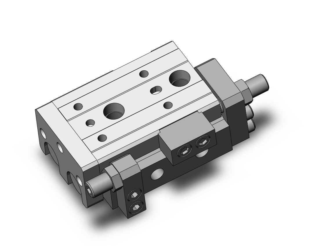 SMC MXQR8L-10C cyl, slide table, reversible, MXQ GUIDED CYLINDER