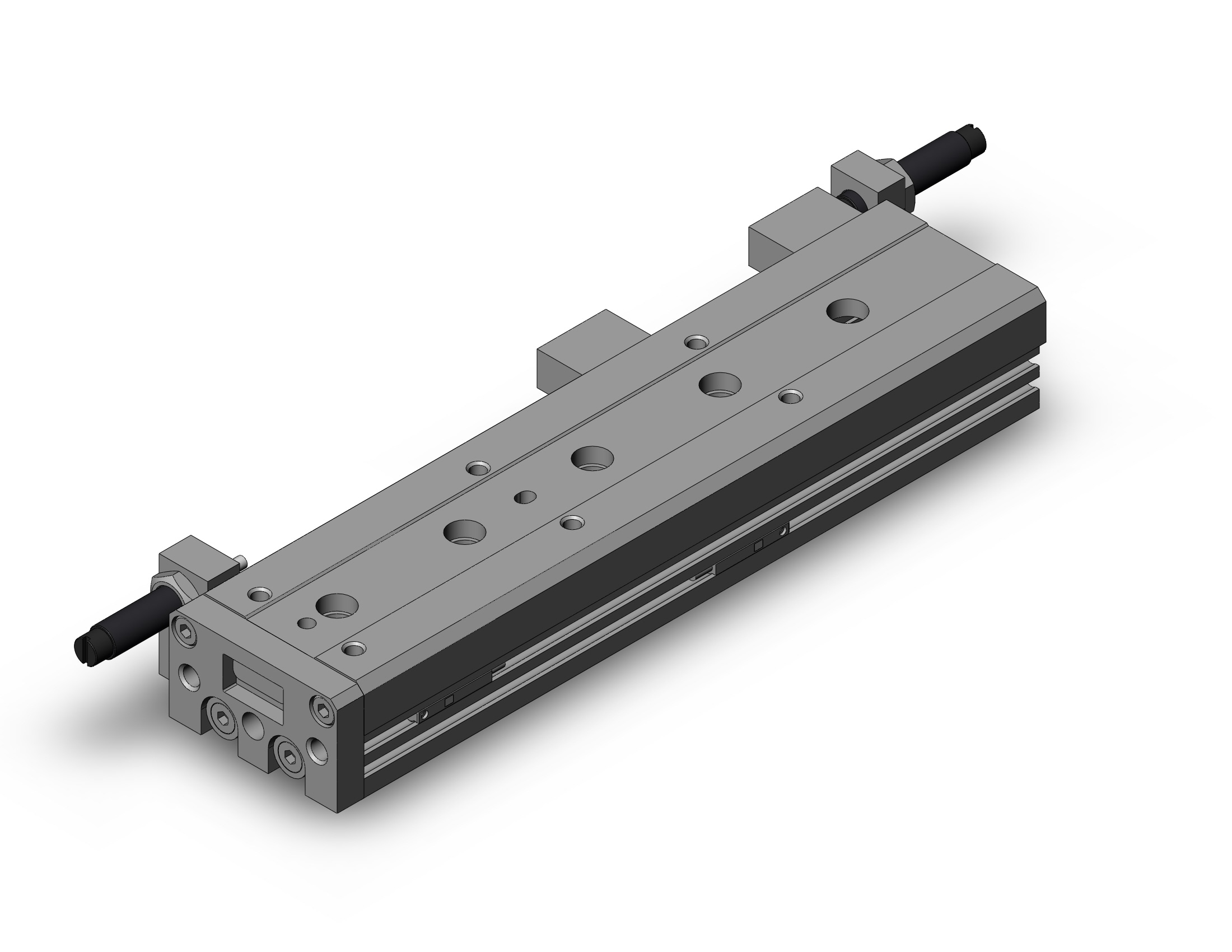 SMC MXS12-100B-M9BL cyl, slide table, shock absorb, MXS/MXJ GUIDED CYLINDER