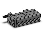 SMC MXS12-50AS-M9NZS-X12 cylinder, MXS/MXJ GUIDED CYLINDER