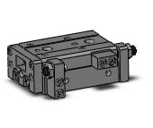 SMC MXS12L-30A-M9PL cyl, slide table, stroke adj, MXS/MXJ GUIDED CYLINDER