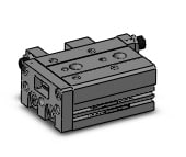 SMC MXS16-20A-M9NL cyl, slide table, stroke adj, MXS/MXJ GUIDED CYLINDER