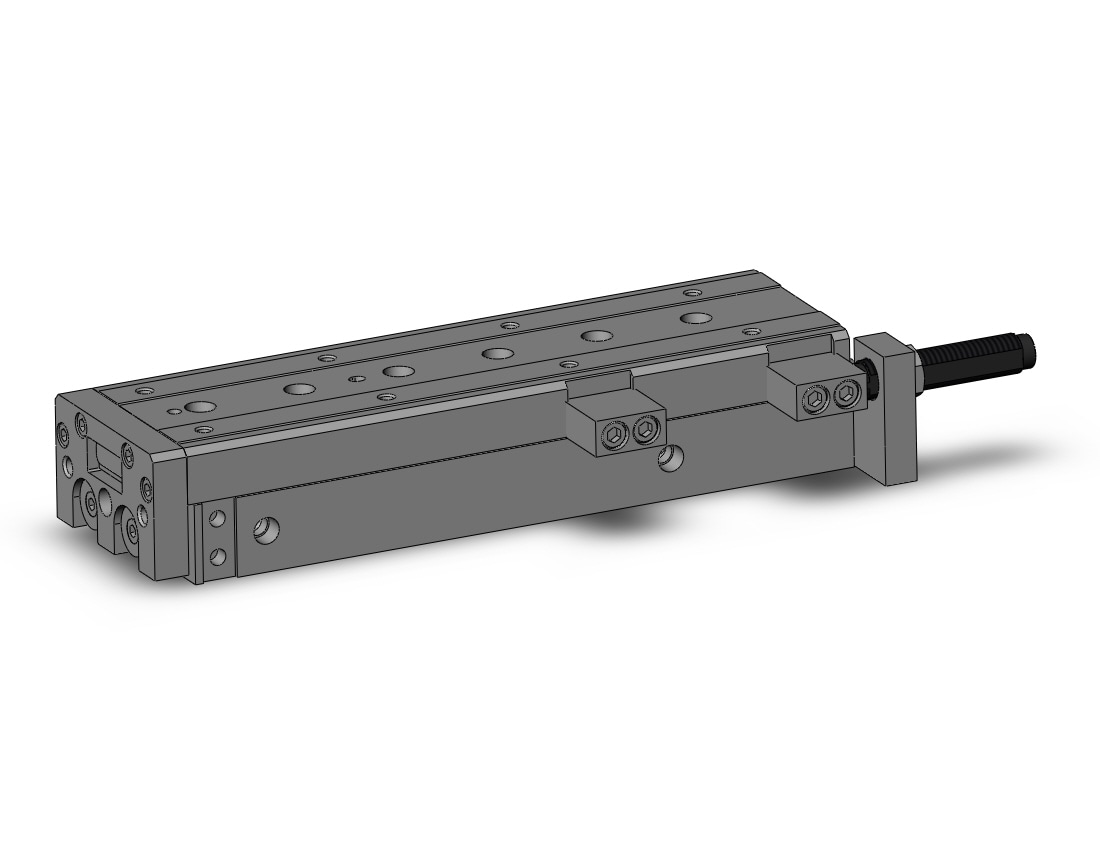 SMC MXS20L-125BT cyl, slide table, shock absorb, MXS/MXJ GUIDED CYLINDER