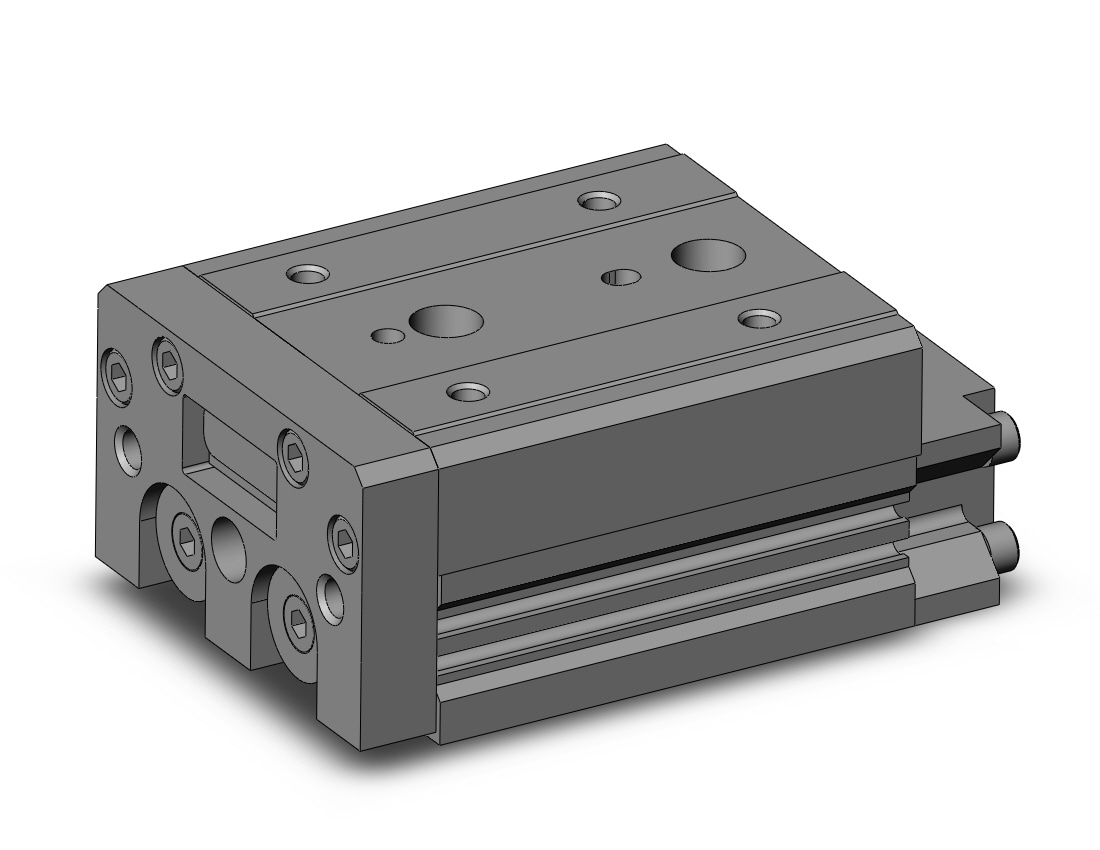 SMC MXS20TF-10P base cylinder, MXS/MXJ GUIDED CYLINDER