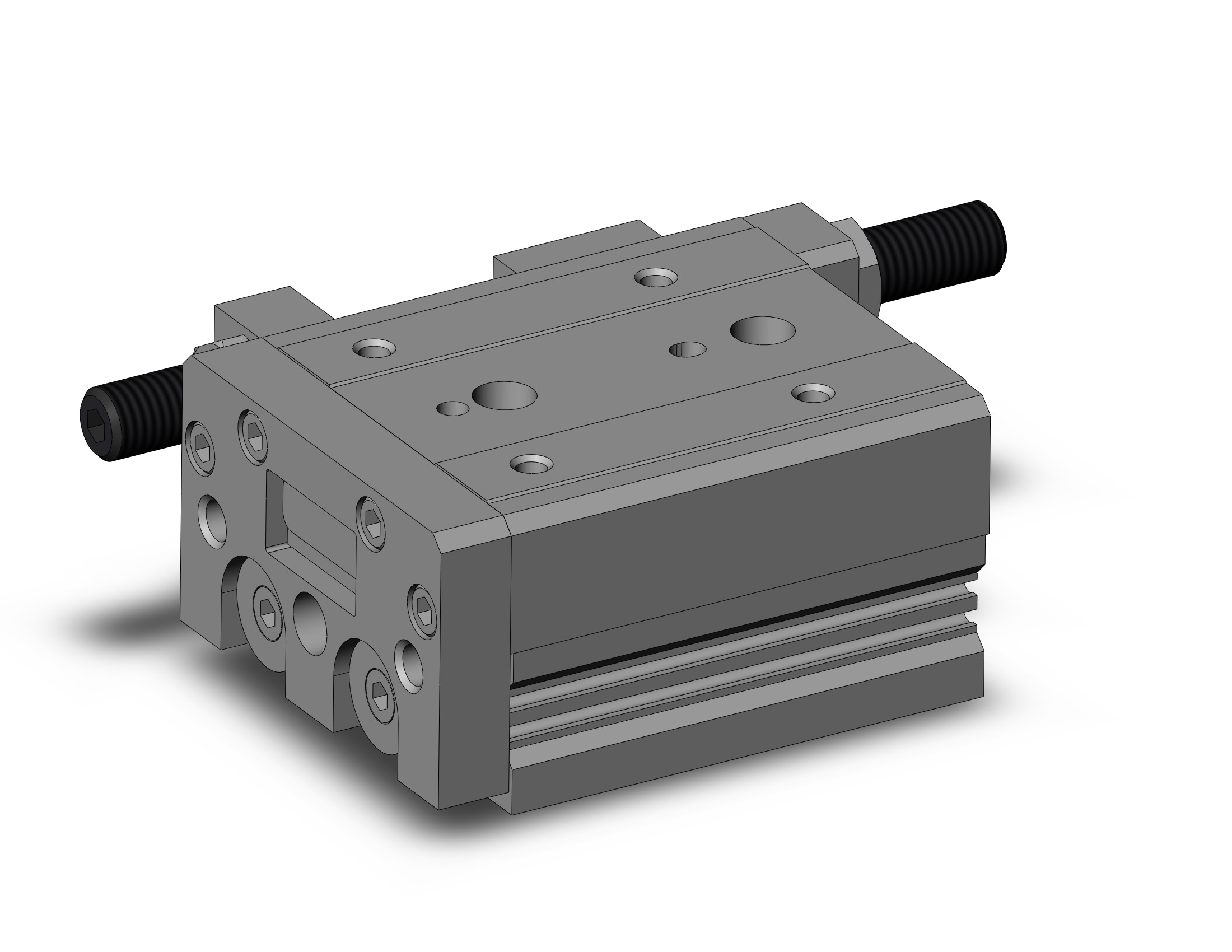 SMC MXS25-40A-X12 cyl, slide table, stroke adj, MXS/MXJ GUIDED CYLINDER