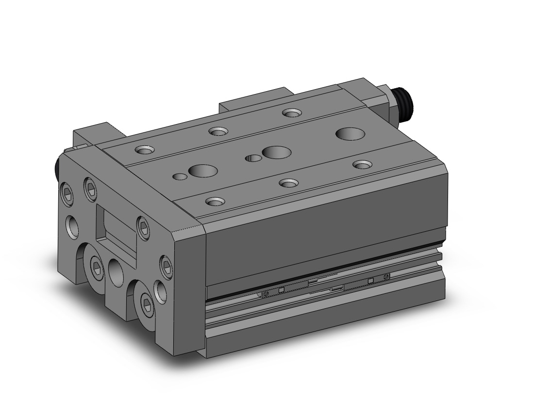 SMC MXS25-50A-M9BL cyl, slide table, stroke adj, MXS/MXJ GUIDED CYLINDER