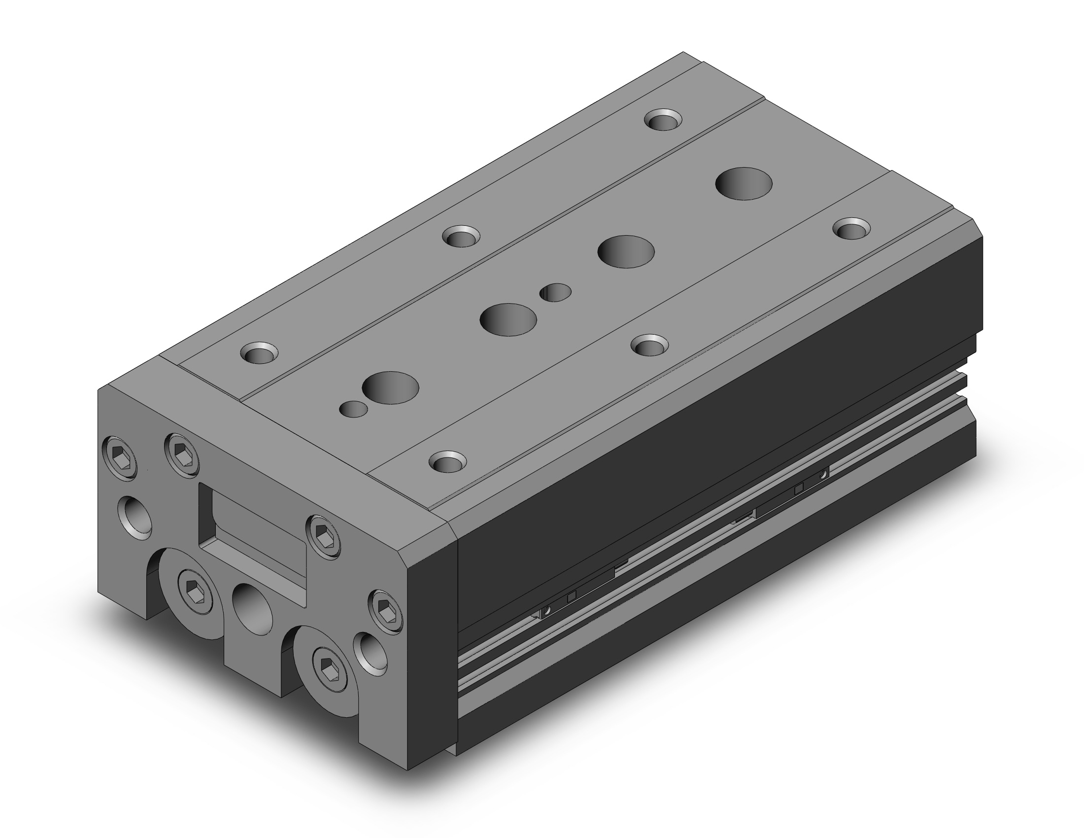 SMC MXS25-75-M9B cyl, air slide table, GUIDED CYLINDER