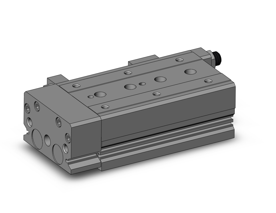 SMC MXS25-75AF cyl, slide table, stroke adj, MXS/MXJ GUIDED CYLINDER