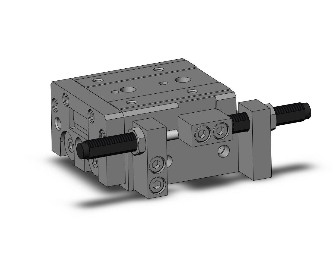 SMC MXS25L-20B-M9PSAPC cyl, slide table, shock absorb, MXS/MXJ GUIDED CYLINDER