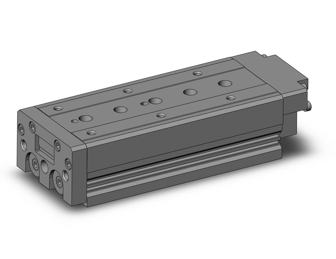 SMC MXS25TF-100R base cylinder, MXS/MXJ GUIDED CYLINDER