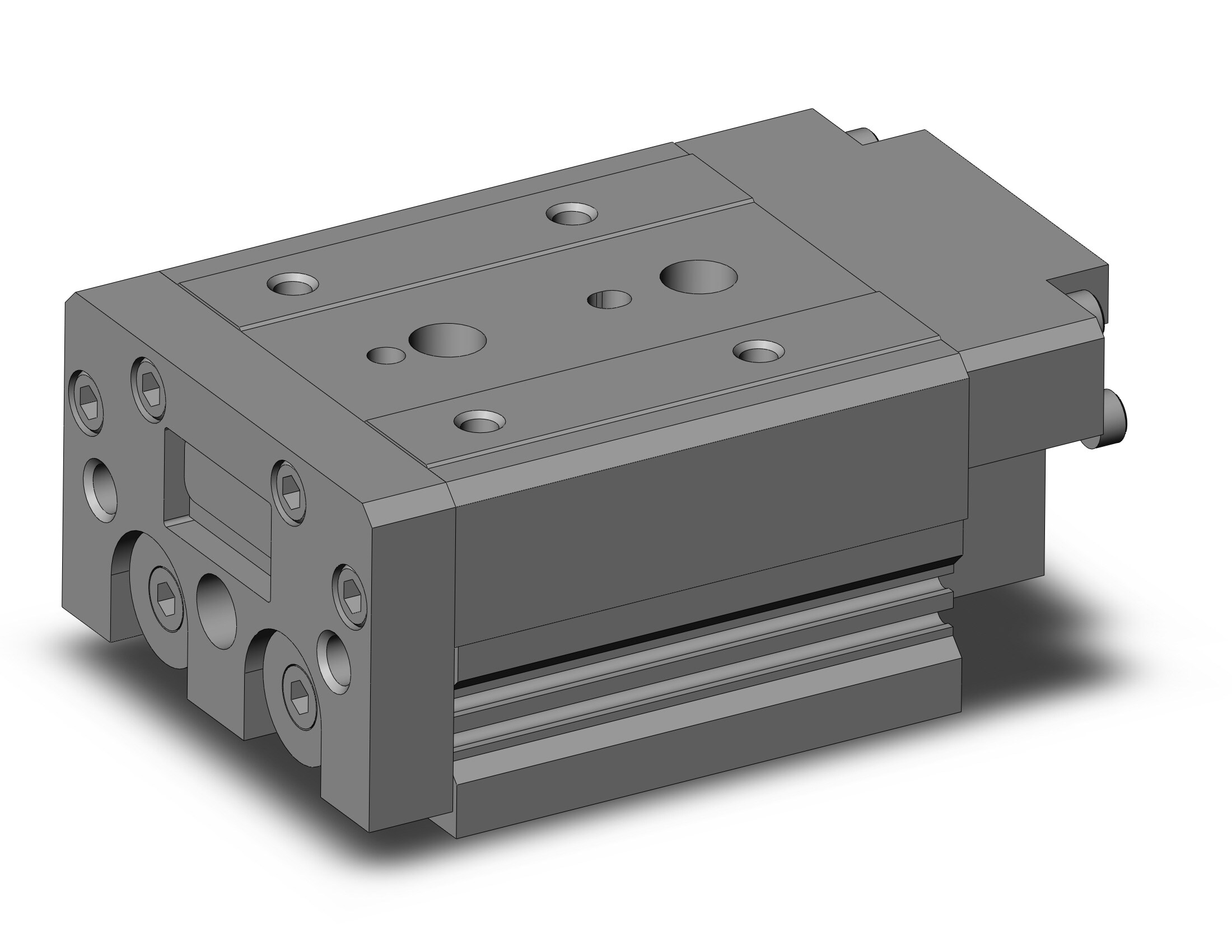 SMC MXS25TF-20R base cylinder, MXS/MXJ GUIDED CYLINDER