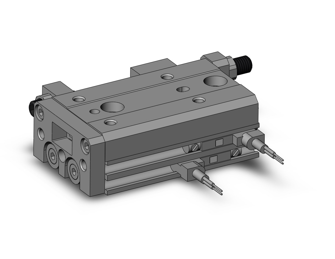 SMC MXS6-20A-A93VL cyl, slide table, stroke adj, MXS/MXJ GUIDED CYLINDER