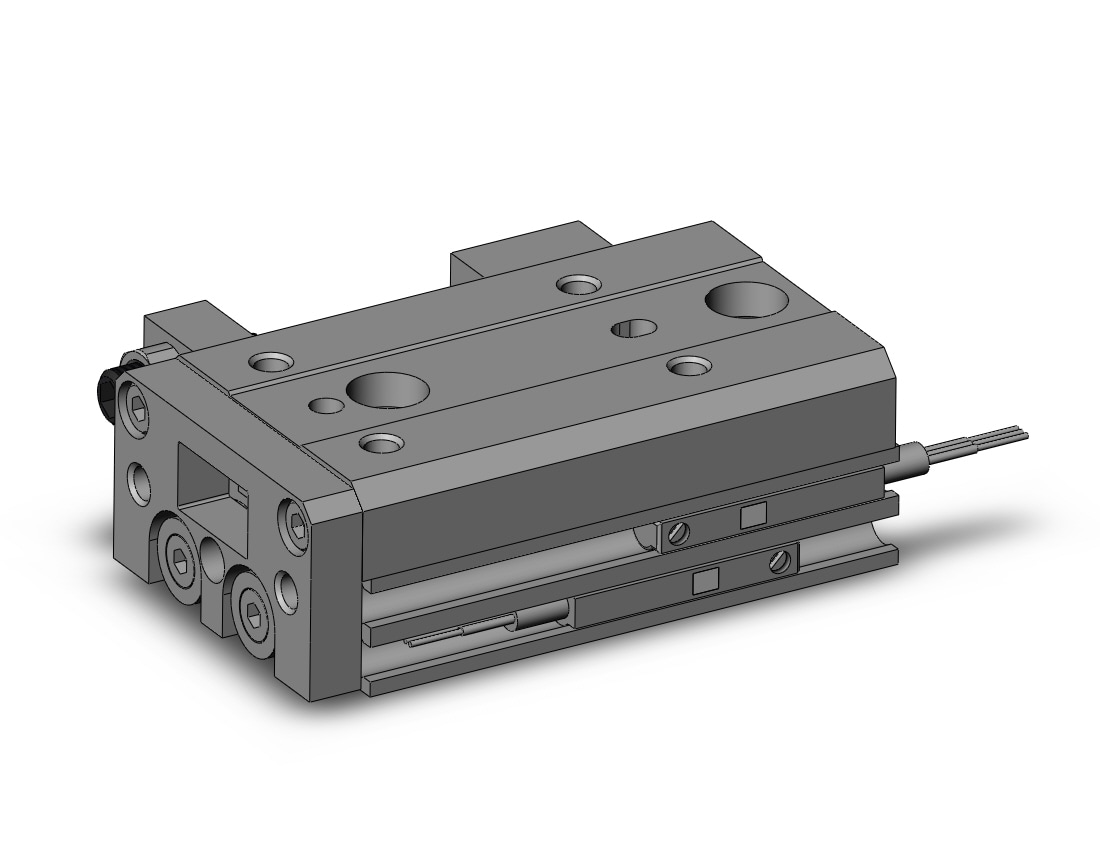 SMC MXS6-20AS-M9P cyl, slide table, stroke adj, MXS/MXJ GUIDED CYLINDER