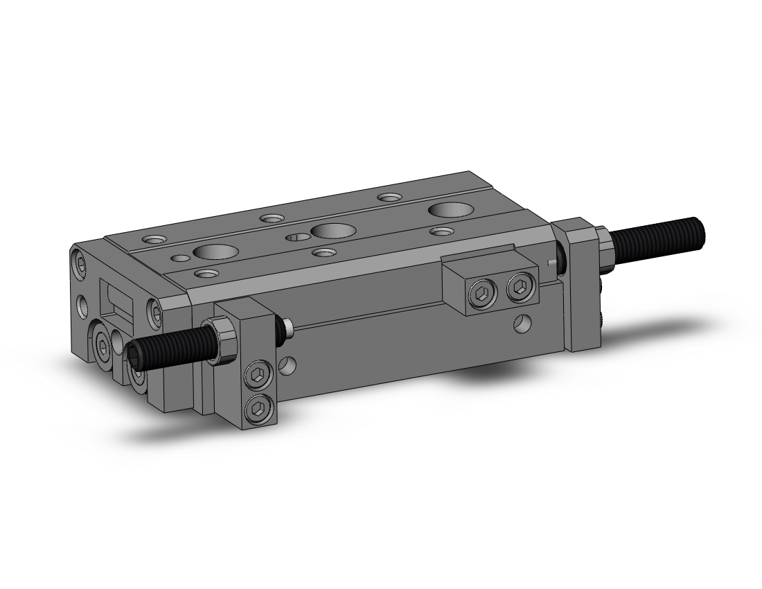 SMC MXS6L-30A-X11 cyl, slide table, stroke adj, MXS/MXJ GUIDED CYLINDER