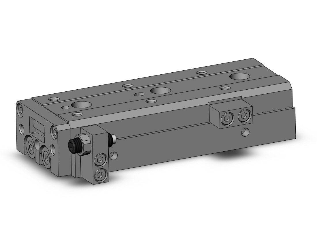 SMC MXS6L-40AS cyl, slide table, stroke adj, MXS/MXJ GUIDED CYLINDER