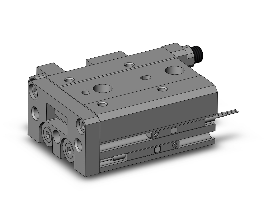 SMC MXS8-10A-M9P cyl, slide table, stroke adj, MXS/MXJ GUIDED CYLINDER