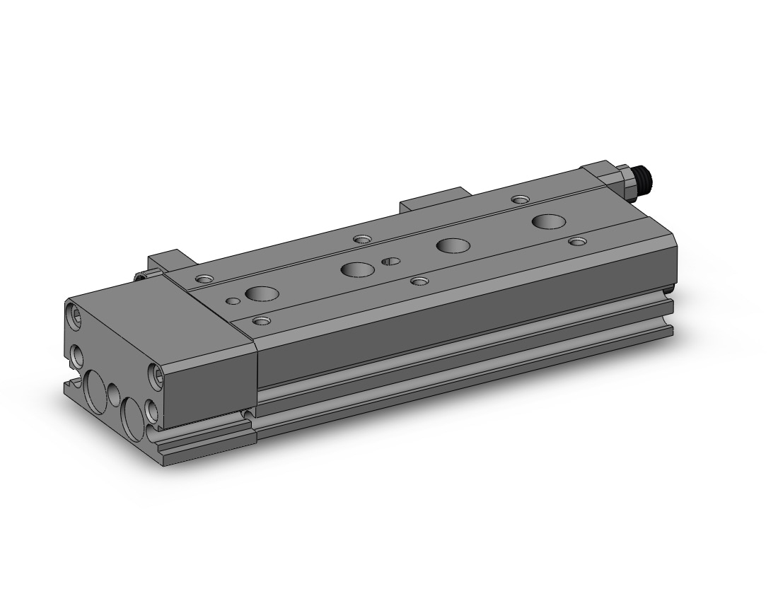 SMC MXS8-50AF cyl, slide table, stroke adj, MXS/MXJ GUIDED CYLINDER