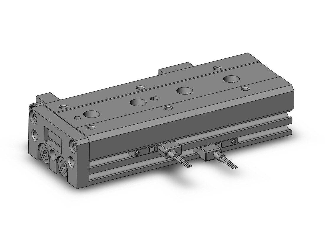 SMC MXS8-50AS-M9NVL cyl, slide table, stroke adj, MXS/MXJ GUIDED CYLINDER