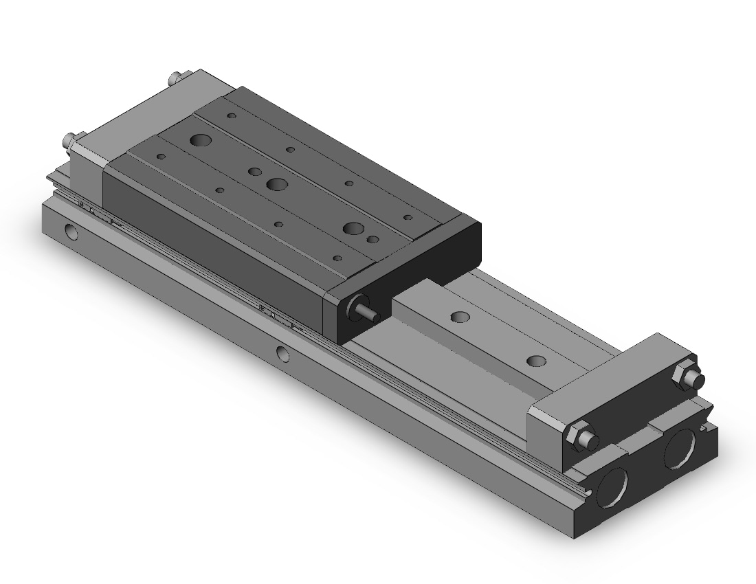 SMC MXW20-125B-M9BL cylinder, MXW GUIDED CYLINDER