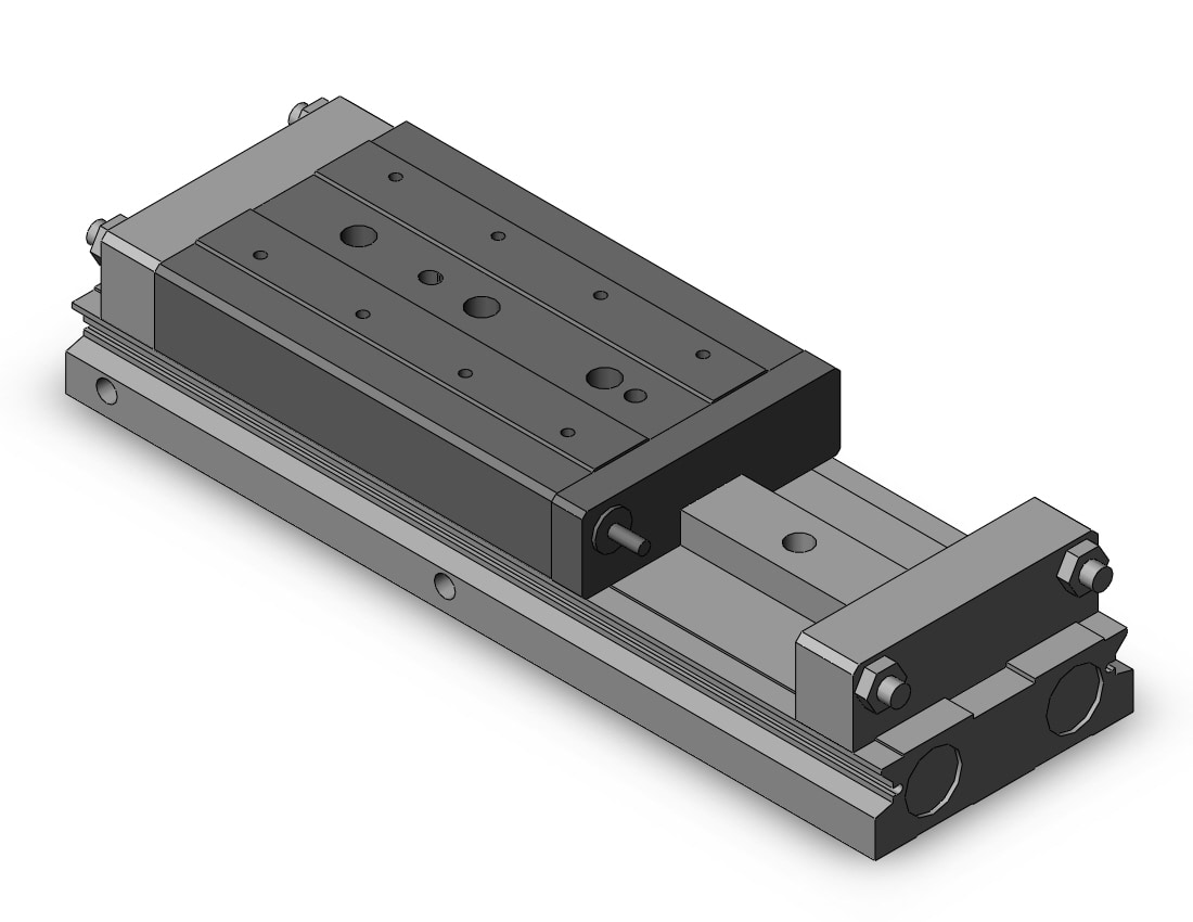 SMC MXW25TN-100B 25mm mxw dbl-acting auto-sw, MXW GUIDED CYLINDER