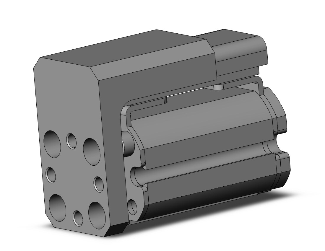 SMC MXZ12-15L cylinder, air, COMPACT CYLINDER W/LINEAR GUIDE