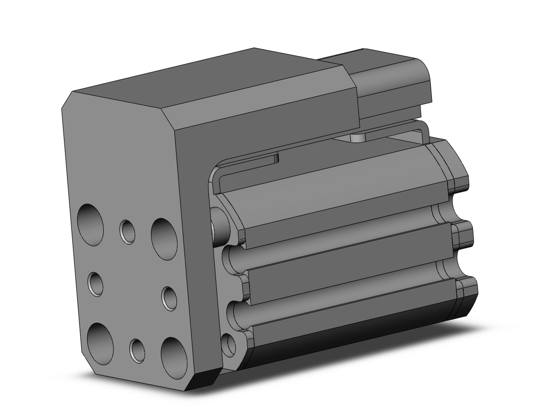 SMC MXZ16-15 cylinder, air, COMPACT CYLINDER W/LINEAR GUIDE