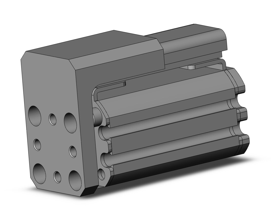 SMC MXZ16-25L cylinder, air, COMPACT CYLINDER W/LINEAR GUIDE