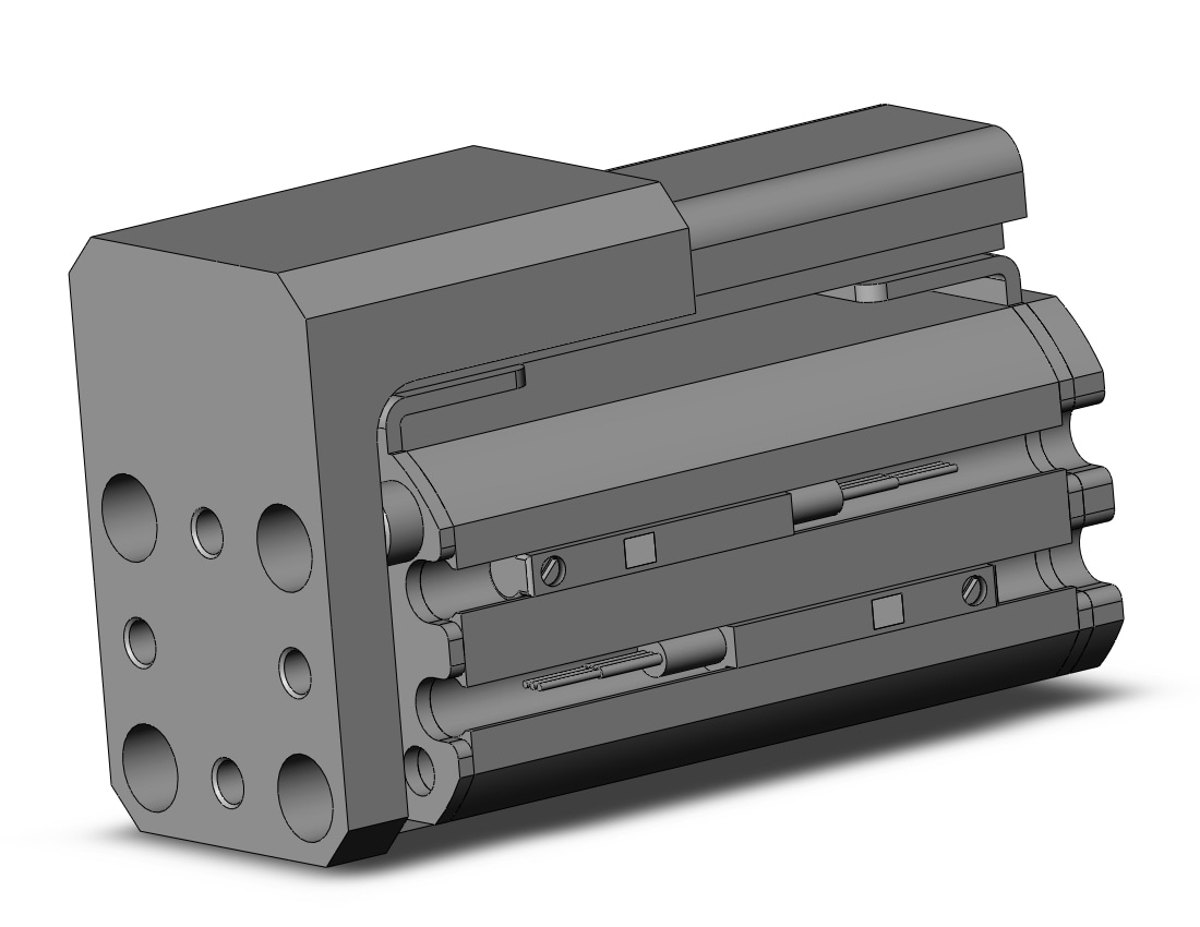 SMC MXZ16-30-M9PL cylinder, air, COMPACT CYLINDER W/LINEAR GUIDE